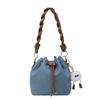 Denim bag shoulder messenger bag casual versatile portable bucket bag