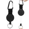 Wire Rope Buckle ABS Anti-theft Security Camping Ring Carabiner Outdoor Black Students with Tools Retractable Climb King