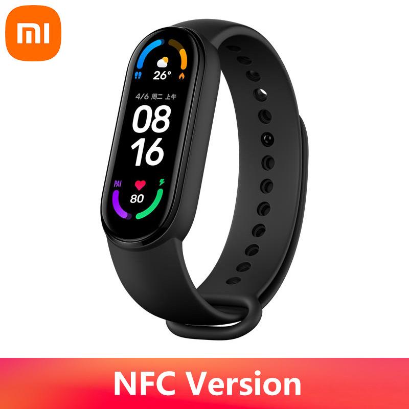 Miband Smart Band With Nfc Pay Xiaomi Mi Band 6: NFC Health And