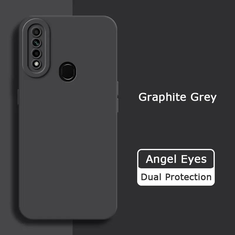 

Чехол для телефона из жидкого силикона с ангельскими глазками для OPPO A31 A8, защитный мягкий противоударный чехол на 360 градусов для девочек OPPOA31 OPPO A31
