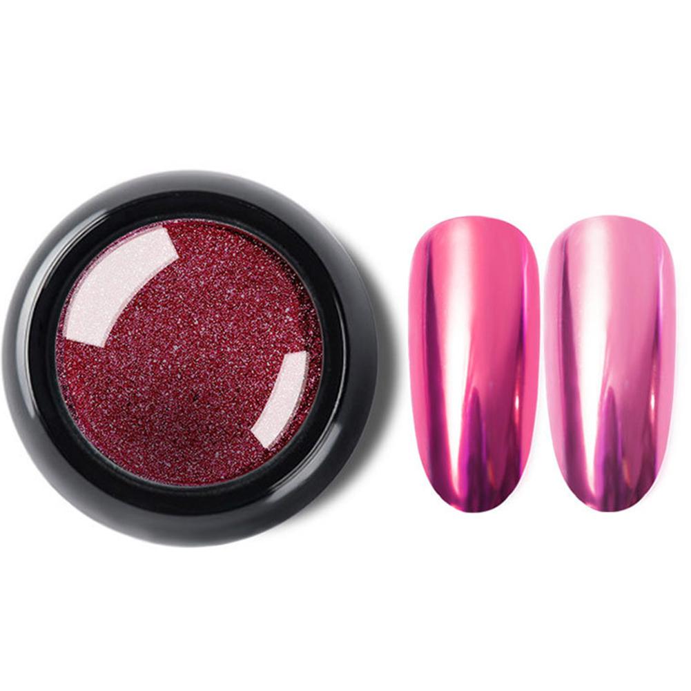 Women Pro 12 Colors Metal Mirror Glitter Nail Art Powder Pigment Decor Tool Manicure Gift