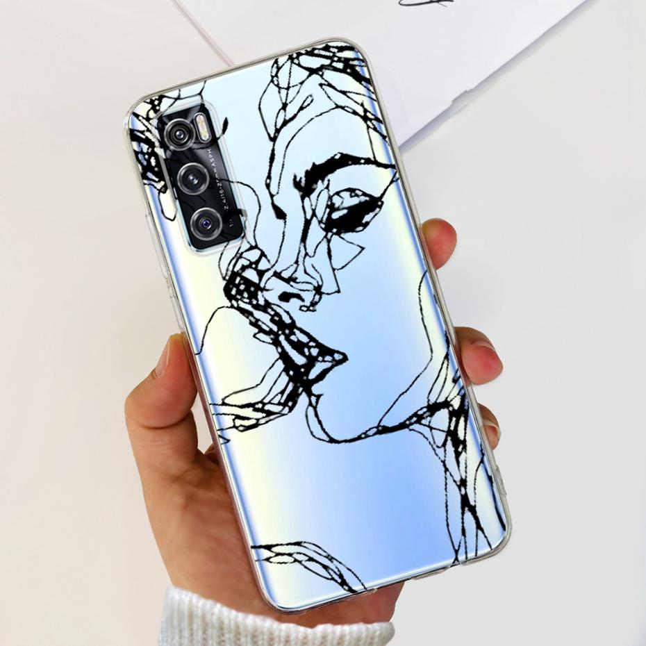 For Vivo V20 SE V2022 V2023 Phone Case Vivo V20 V2024 V2025 Soft Silicone TPU Back Cover For VivoV20 V 20 20SE Bumper
