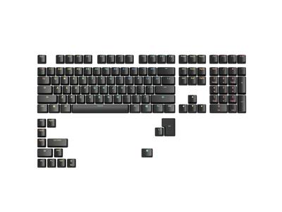 Glorious GMMK ABS Doubleshot V2 USA Basis-Kit Schwarz 123 Tastenkappen-Set für Mechanische Tastaturen KB686 - GLO-KC-ABS-USKIT-B