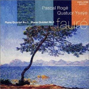 

CD ROGER (PASCAL), FAURÉ; ISAI STRING - Faure: Piano Quartet No. 1 in C min POCL1792 London Japan Classical Used