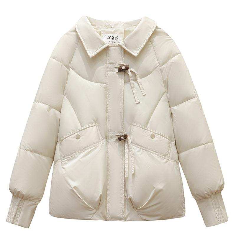 Winter New Big Fur Collar Short Fashion Padded Jacket Loose Thickened Padded Jacket