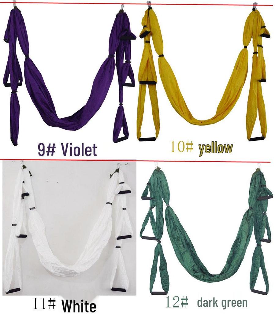 Sada hamaky pro aerial jógu: 6-úchytkový neelastický nylon pro inverzi a fitness