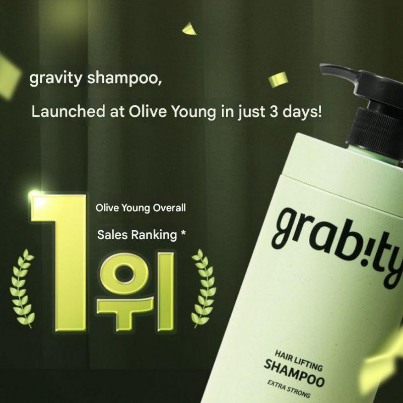GRAVITY Hair Lifting Shampoo Extra Strong – Anti-Hair Loss Care & Extreme Volume Shampoo (475 Ml)