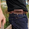 TOURBON Cartridge Holder Belt Ammo Holder for .38, .357, .44, and .45 Pistols and Revolvers, Holds 6 Rounds, Perfect for Airsoft