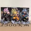 Seven Dragon Ball Super Saiyan Goku Trunks figurine set, pink-colored Goku anime figurine model, birthday gift