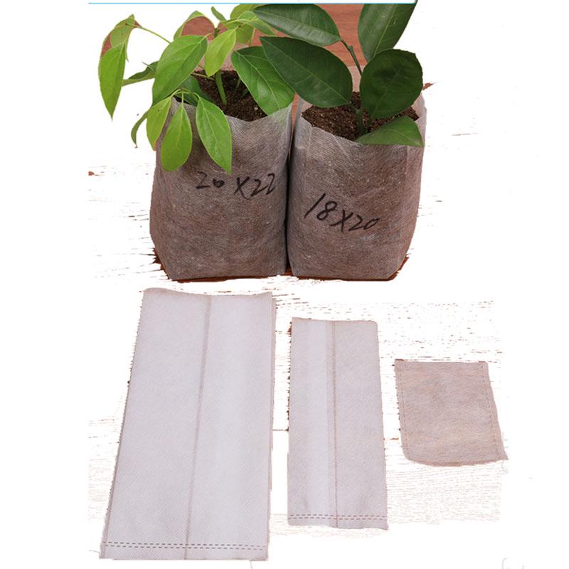 Buy Biodegradable Nonwoven Nursery Bags Plant Grow Bags Fabric