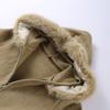 Long-sleeved Fur Collar Hooded Sweater Autumn and Winter Inner and Outer Wear Dual-purpose Ladies Solid Color Zipper Blouse Slim Knit Ladies Cardigan