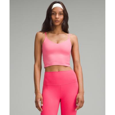 Align  Cropped CAmi TAnk Top  Light Support  A B Cup sAkurA Pink