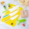13/17PCS Kids Cooking sets Real Cooking Montessori Kitchen Tools for Toddlers Kids Safe Knives for 2/3/4/5/6/7/8 Year Old