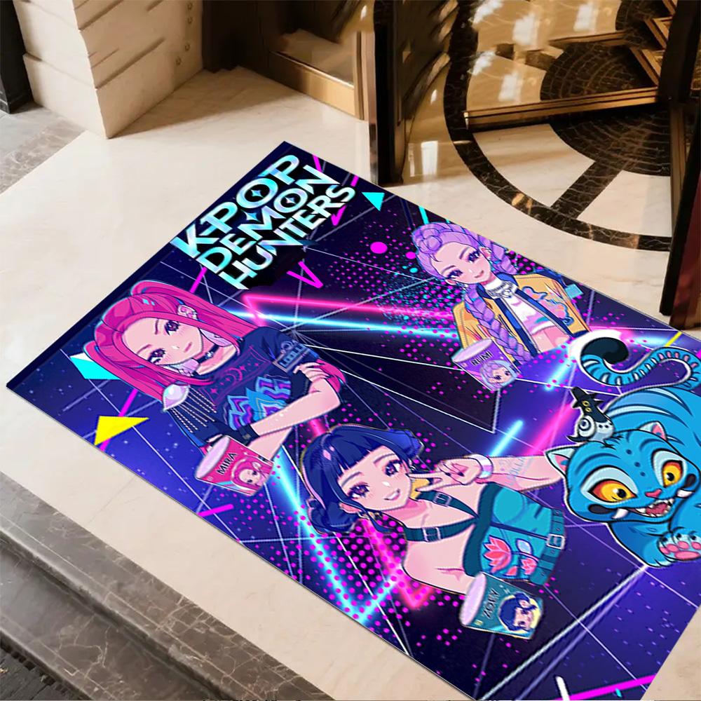 Fantasy Heroes Adventure Floor Mat Perfect for Playrooms Game Room Dormitory Dining Room Antislip Carpet Decorate Offices Spiritual Gift