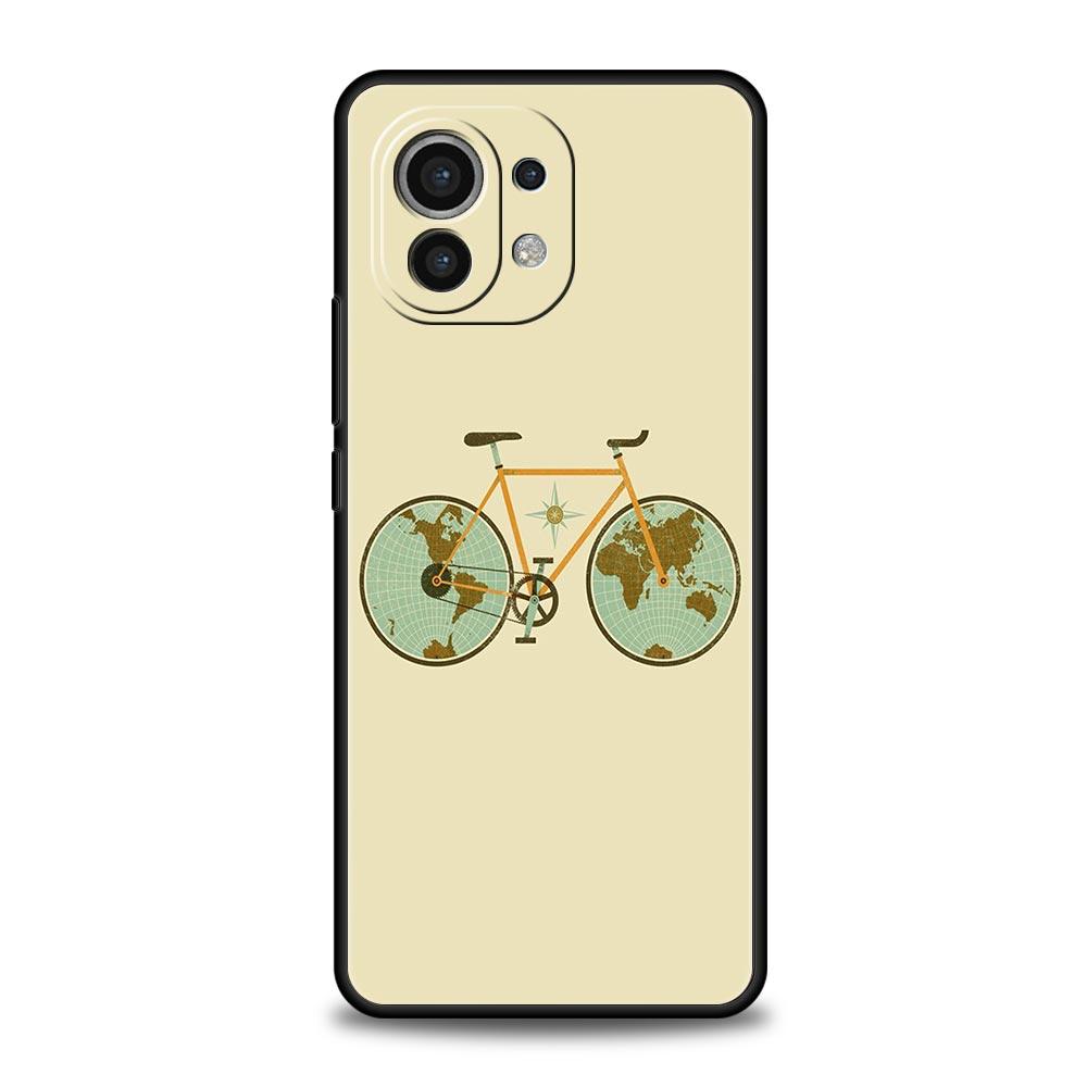 Mountain Bikes Cycling Phone Case For Xiaomi 12T 12 13 Pro Poco X3 NFC M3 F3 F4 M4 X4 Mi Note 10 11 Lite 10T 5G 11T 9T Cover