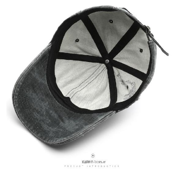 Women's Washed and Distressed Solid-color Baseball Cap, Suitable for Outdoor Activities, Providing Sun Protection and Shade