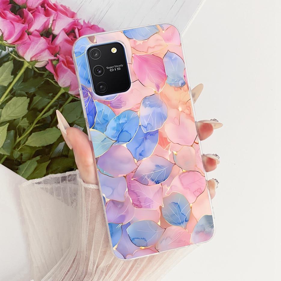 For Samsung Galaxy S10 Lite Case SM-G770F Luxury Butterfly Tree Painted Cover Soft Silicone Phone Case For Samsung S10 Lite Bags