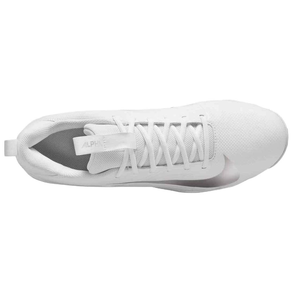 Neue Nike Alpha Menace 4 Shark Weiß Metallic Silber FN0028-101