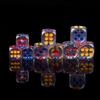10x Acrylic Dice Transparent 6 Sided Colorful Dice Casino Poker Game Bar Party Crystal Dices Children Board Game Toy
