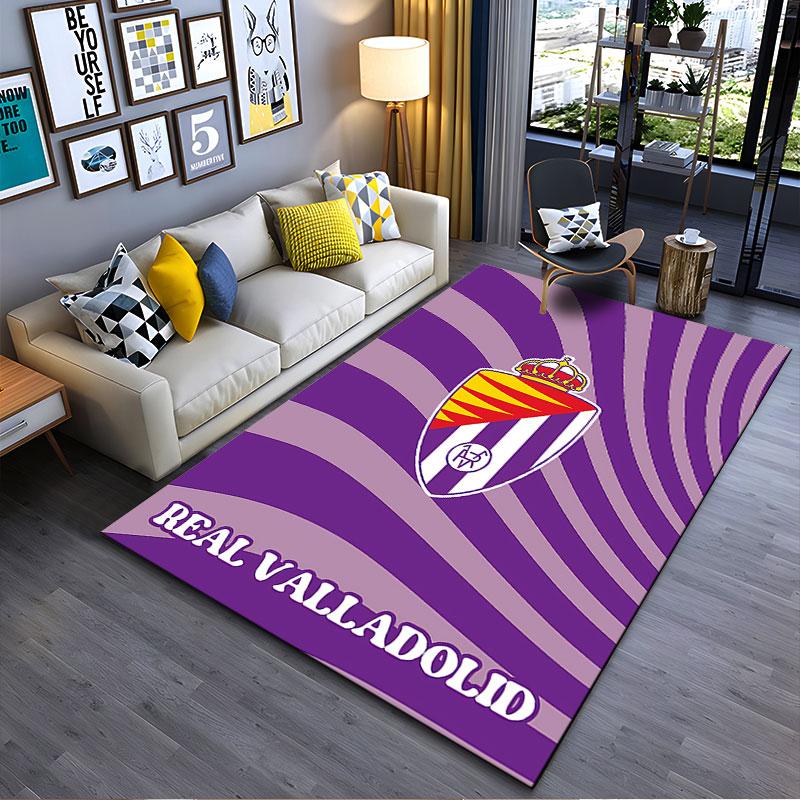 Real Valladolid Logo Carpet suitable as a non-slip mat for the living room or bedroom sofa