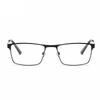 Classic Men's Business Square Metal Frame Reading Glasses Stylish Neutral Anti Blue Light Prescription Glasses