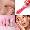 4pcs Colored water light fine flash pearlescent lip gloss set foreign trade hose moisturizing nude lip balm lip glaze