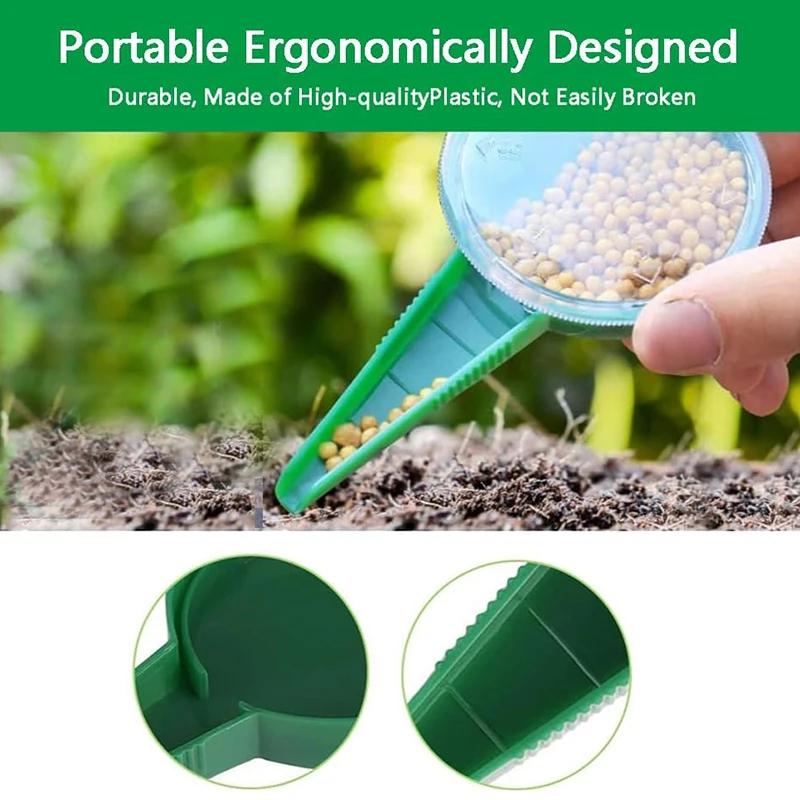 Plantefrøsåmaskin Plantesåmaskin hage multifunksjonssådispenserverktøy som tilpasser seg forskjellige frøstørrelser