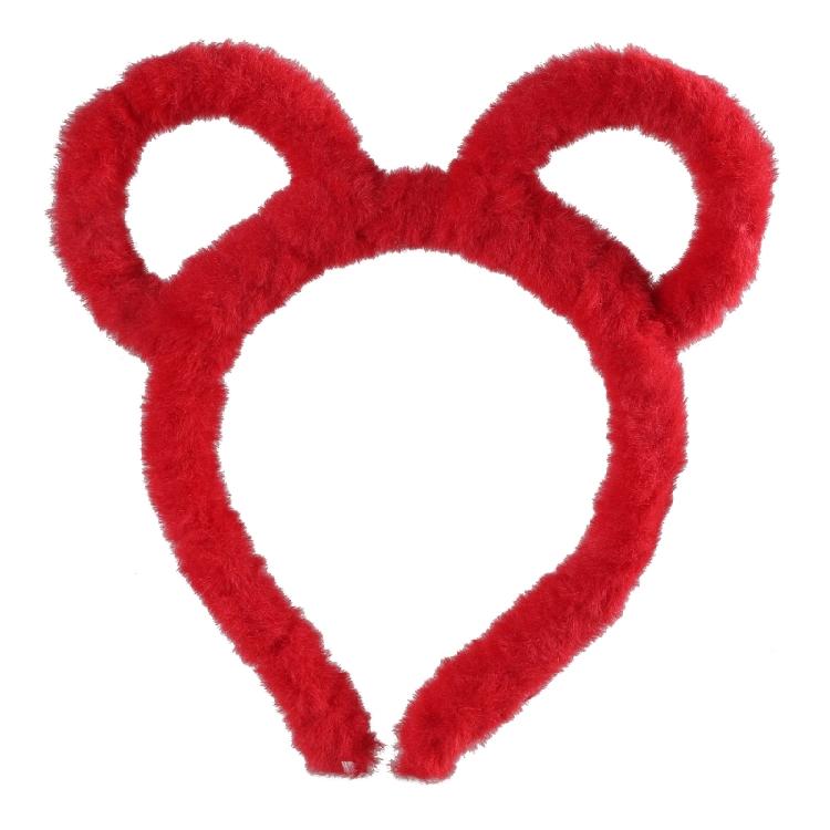 Bear Ear Shape Hair Hoop Bear Ear Plush Headband for Women Halloween Party Cosplay Adding a Funny Touch