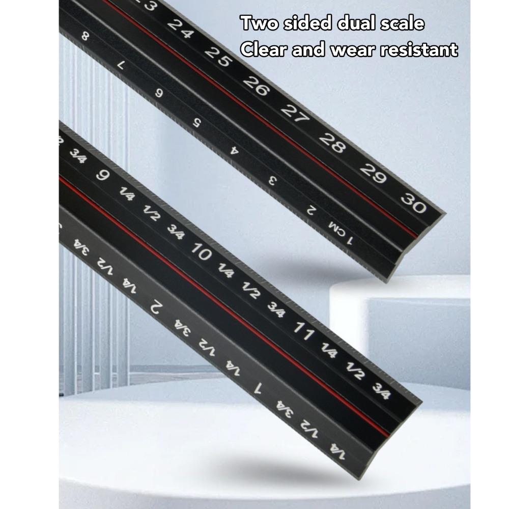 Clear Accurate Scales Sliding Ruler Adjustable Angle T Square Ruler L Shaped Ruler  For Carpenter