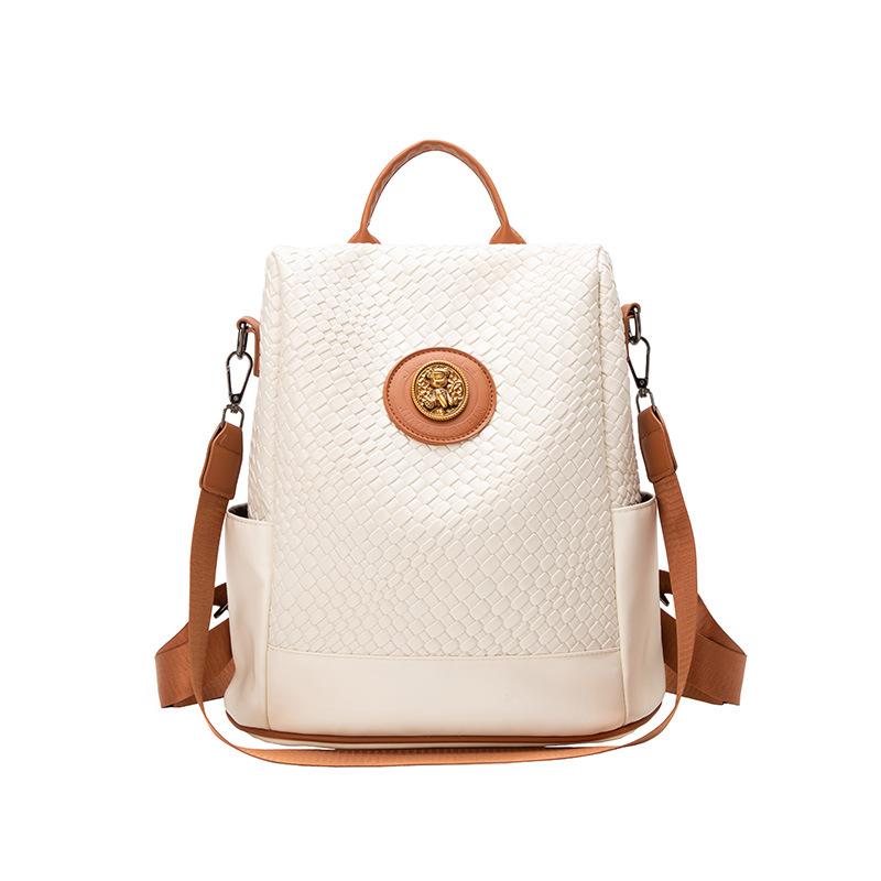 Double-shoulder Bag, Casual and Fashionable, Women s Travel Backpack, Large Capacity, Single Shoulder Bag белый