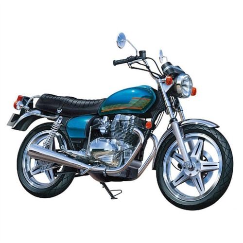 

1:12 Scale Motorcycle Model Toy Vehicle Collection Toy Assembly Version Fits Honda Hawk 2 CB400T 1977