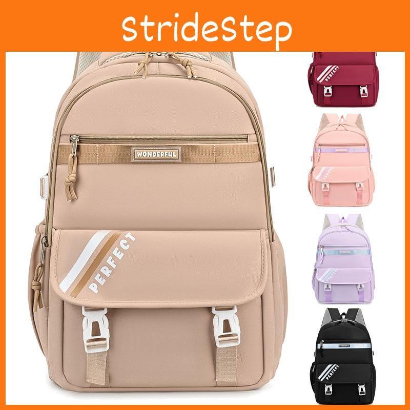 Letter Print Perfect Backpack Casual Student Schoolbag Travel Computer Bags