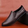 Fashion Genuine Leather Men Boat Shoes Breathable Mens Business Loafers Antiskid Casual Footwear Handmade Slip on Flats Simple Moccasins