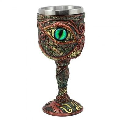 1 Peça Cálice de Vinho Criativo Olho de Dragão Cálice de Vinho Tinto Olho de Dragão Guerreiro Dragão Cálice de Vinho Decorativo Caneca de Café
