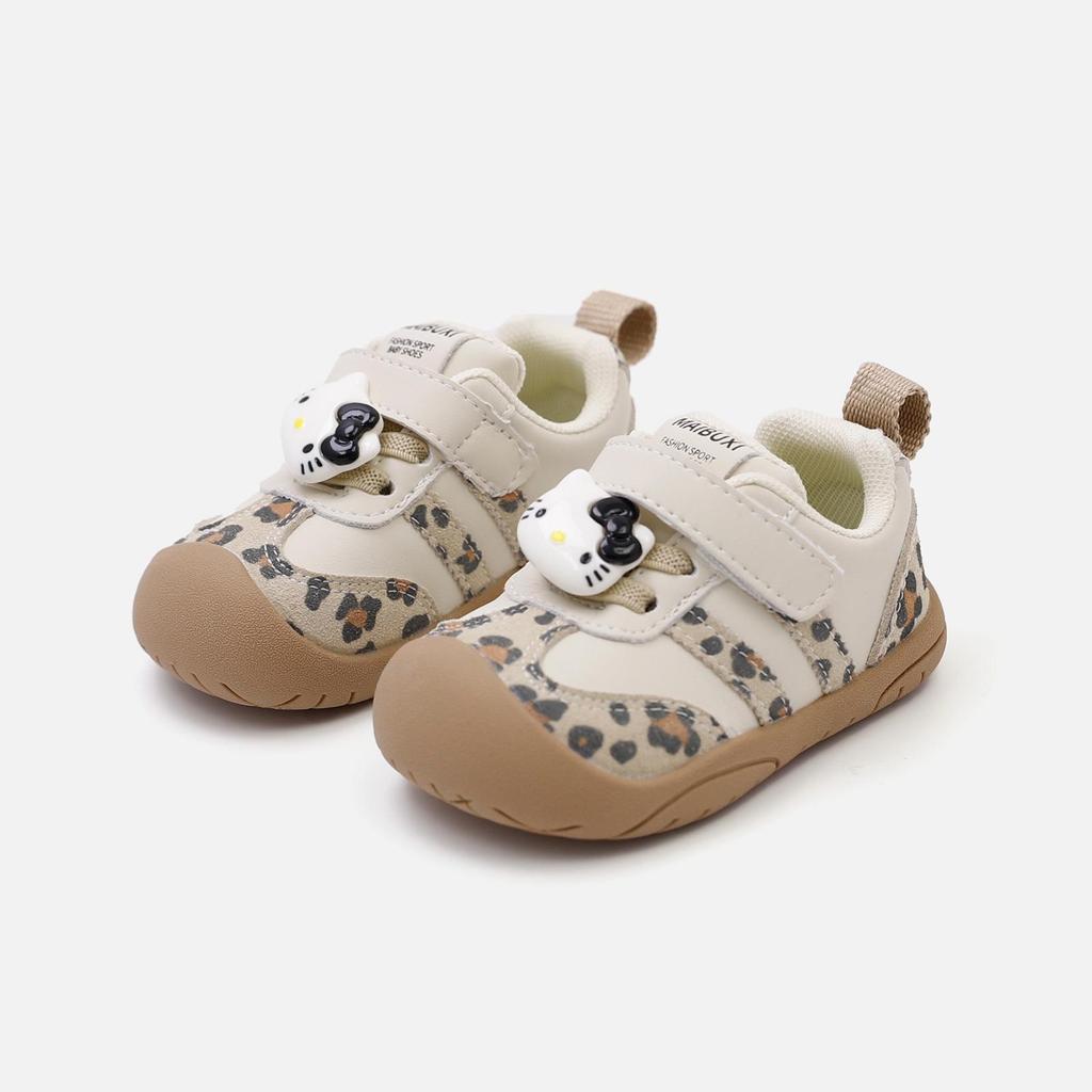 Leopard Print Soft Sole Non-Slip Pre-Walker Toddler Shoes for Boys
