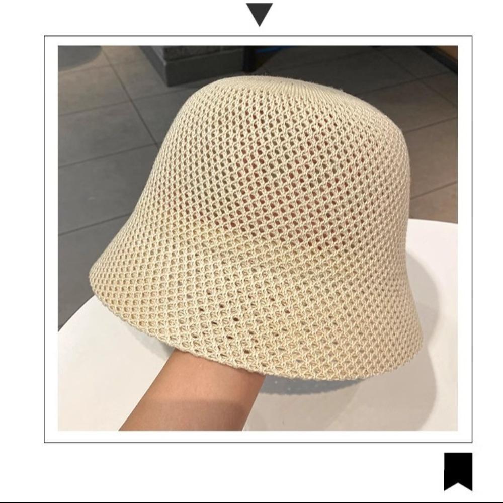 Breathable Bowl Hat Hollow Beach Cap New Sun Cap  Outdoor