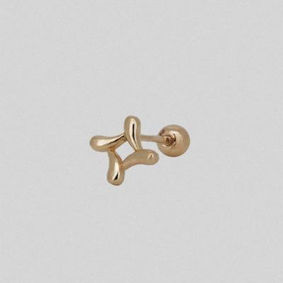 Youngglow 14k Sparkle Line Piercing