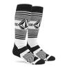 Volcom Horizon Wool Blend OTC Socks Graphic Snow White Men's (All-Over Print) J6352501,