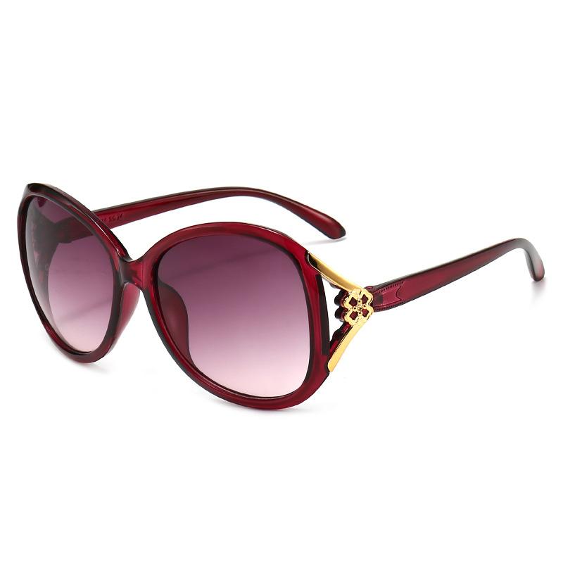 Four-Leaf Clover Sunglasses Ins Women'S Sunglasses Sunshade And Eye Protection Han Chao