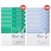 100-Sheet Cotton Mask Pack Set (50 Moisture Sheets + 50 Calming Sheets)