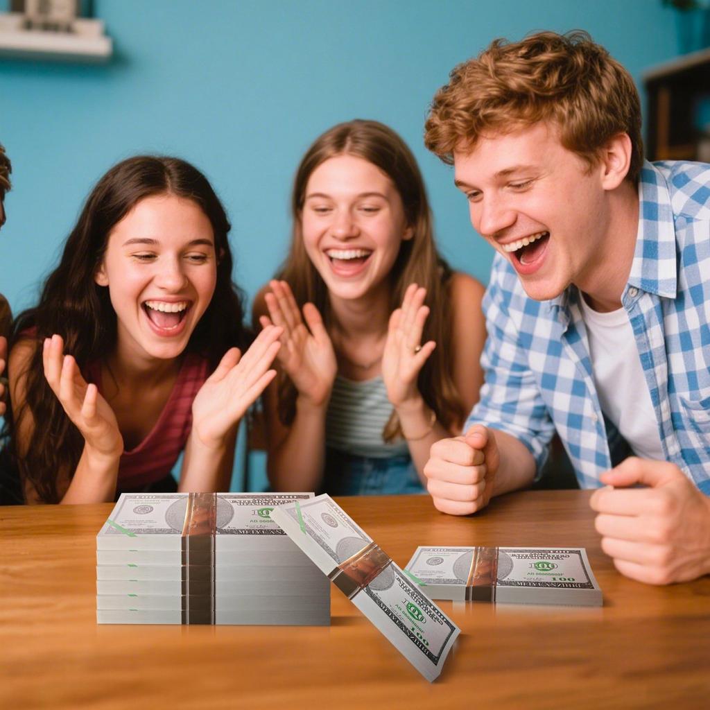 Copy Money 100 Pieces, Party Vibe Supplies For Music Videos, Children's Learning Toys And Birthday Parties