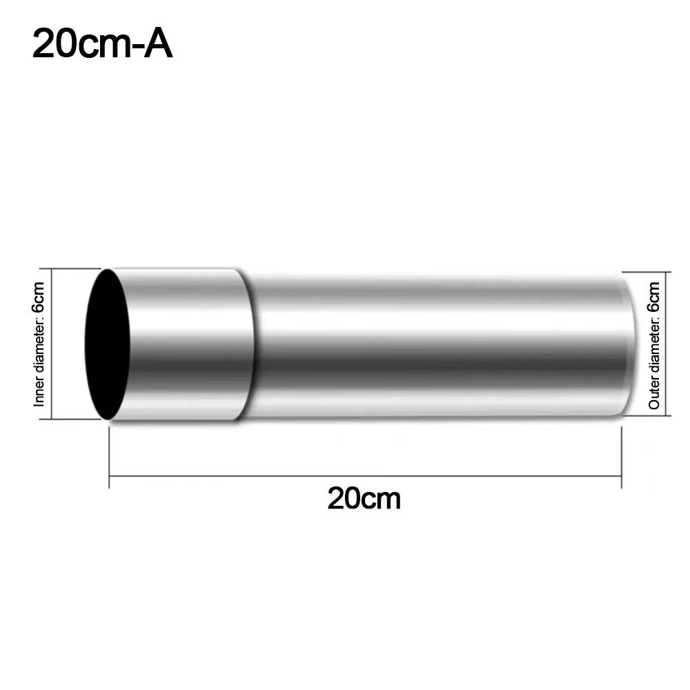 

New Durable High Quality Portable Stainless Steel Flue Extension Tube Diameter 6CM Round Stove Pipes Chimney Pipes Tents