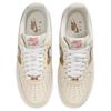 Nike  Air Force 1 07 LX Brown Plaid Women Sneakers Cream Soft-Pear Ghost-White IH7352-001