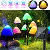 10 LEDS Solar Mushroom Lights Outdoor Waterproof Decorative Street Lights for Lawn Garden Patio Christmas Holiday Decoration