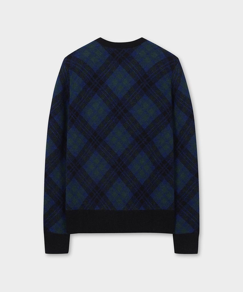 BROOKS BROTHERS [Women'S] Jacquard Black Watch Sweater (Multi) (Bbwrwm37607Ew)