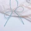 Fashion Bowknot Pendant Necklace Glaze Material Suitable for Party Daily Wear