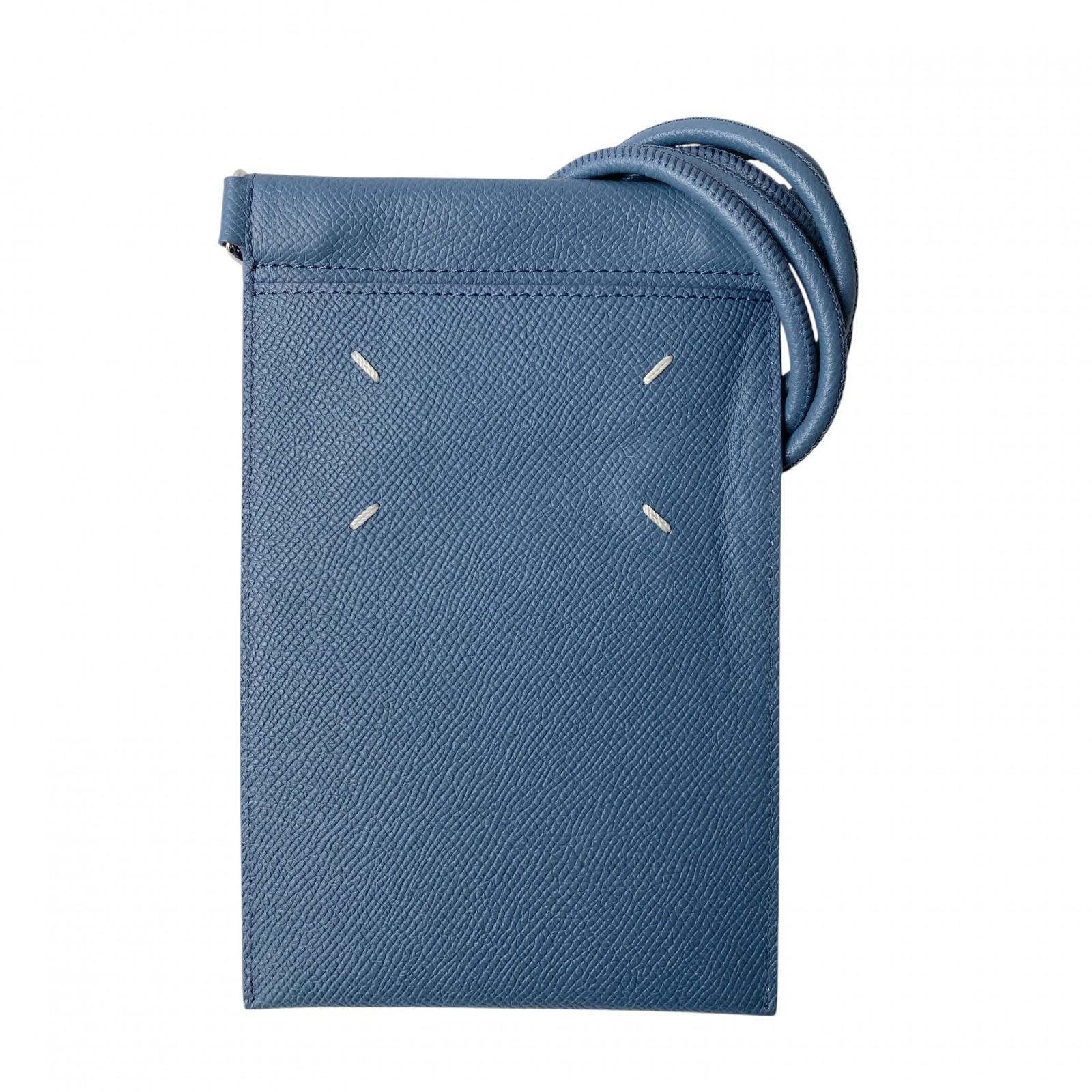 

Подержанная Сумка на плечо Maison Margiela Синяя кожа Женская