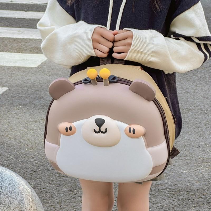 Stylish Kindergarten Cartoon Backpack Soft And Durable Pvc Material For Kids