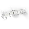 JOMOO Adhesive Aluminum Wall Hook Rack
