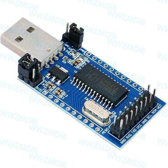 WWZMDiB CH341A USB To UART/IIC/SPI/TTL/ISP Adapter EPP/MEM Parallel Converter